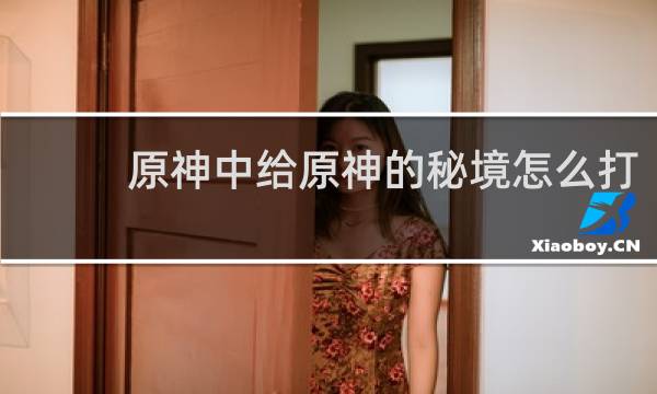 原神中给原神的秘境怎么打