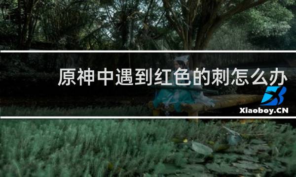 原神中遇到红色的刺怎么办