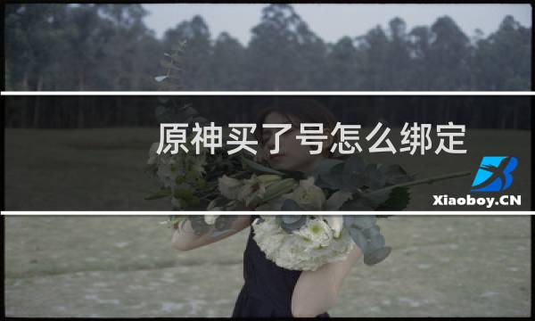 原神买了号怎么绑定