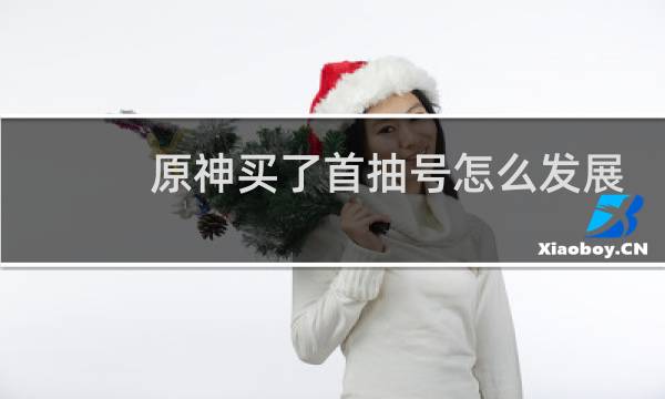 原神买了首抽号怎么发展