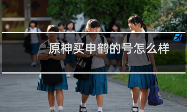 原神买申鹤的号怎么样