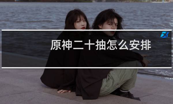原神二十抽怎么安排