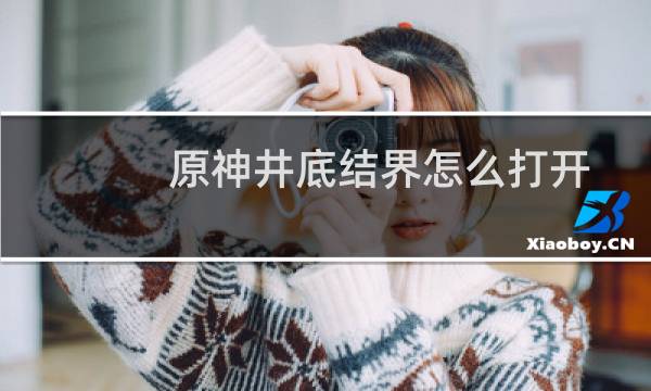 原神井底结界怎么打开