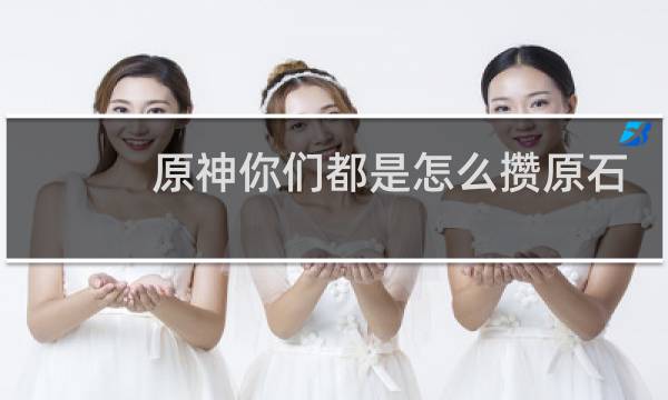 原神你们都是怎么攒原石