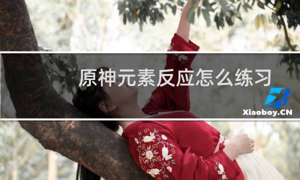 原神元素反应怎么练习