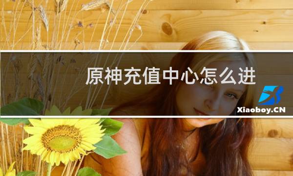 原神充值中心怎么进