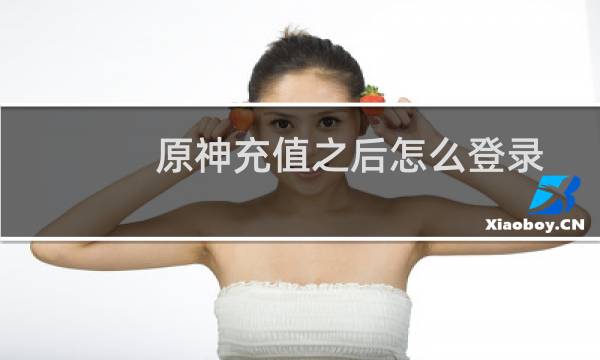 原神充值之后怎么登录