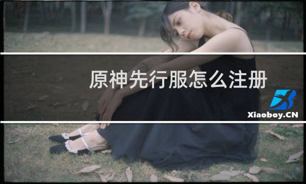 原神先行服怎么注册