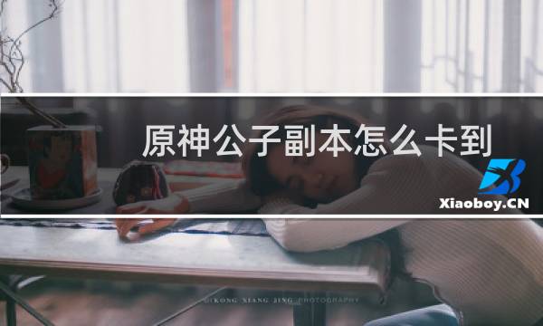 原神公子副本怎么卡到