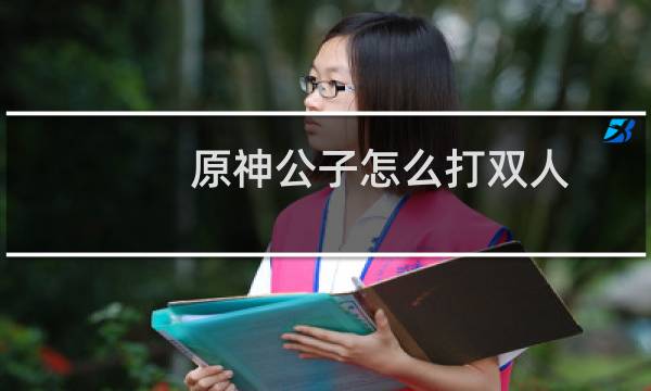 原神公子怎么打双人