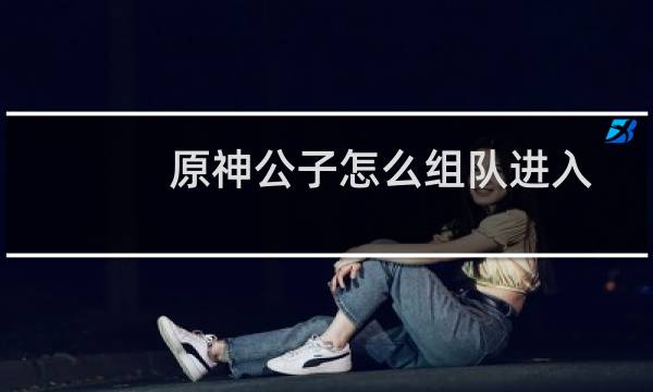 原神公子怎么组队进入