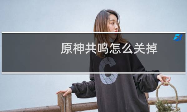 原神共鸣怎么关掉