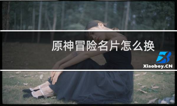 原神冒险名片怎么换