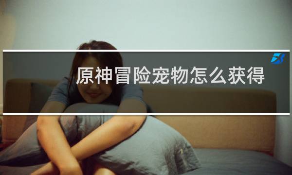 原神冒险宠物怎么获得