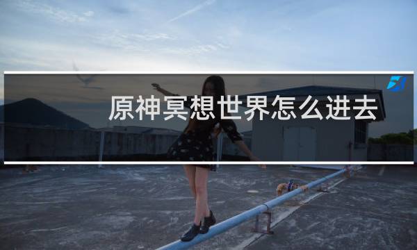原神冥想世界怎么进去