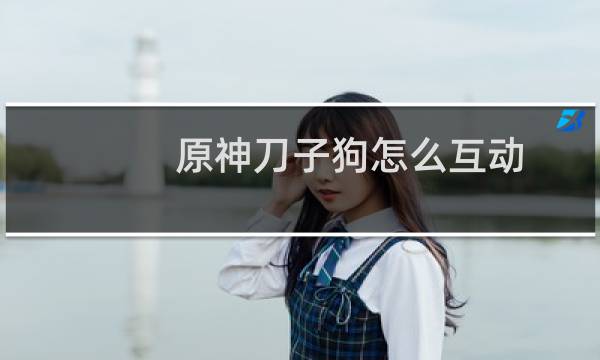 原神刀子狗怎么互动