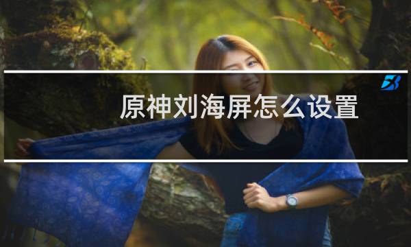 原神刘海屏怎么设置