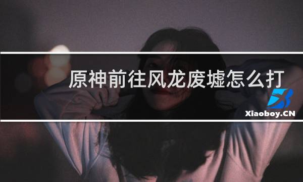 原神前往风龙废墟怎么打