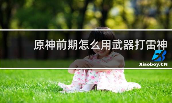 原神前期怎么用武器打雷神
