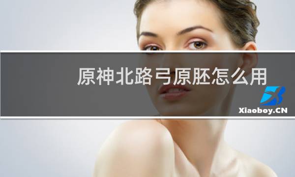 原神北路弓原胚怎么用