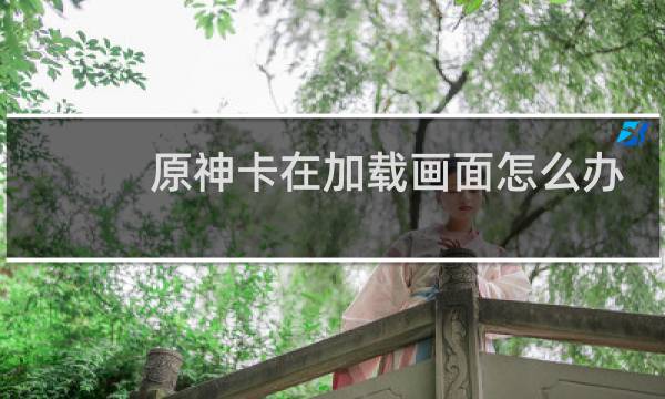 原神卡在加载画面怎么办