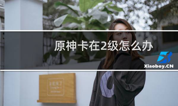 原神卡在2级怎么办