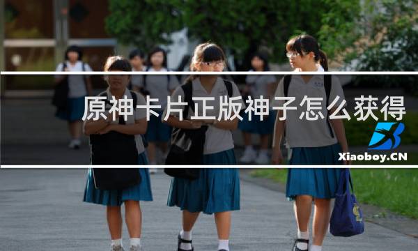 原神卡片正版神子怎么获得