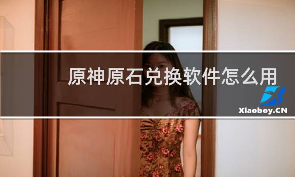 原神原石兑换软件怎么用