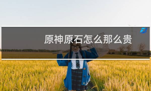 原神原石怎么那么贵