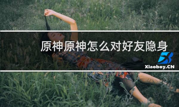 原神原神怎么对好友隐身