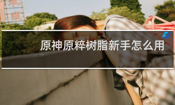 原神原粹树脂新手怎么用