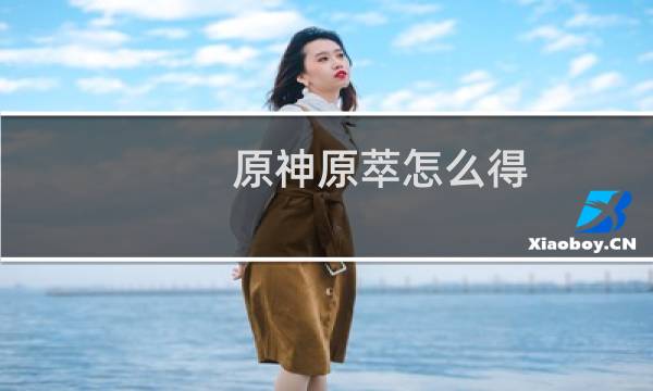 原神原萃怎么得