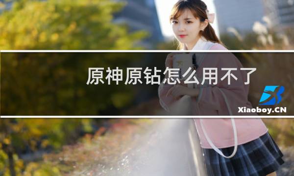 原神原钻怎么用不了