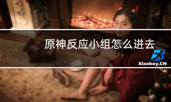 原神反应小组怎么进去