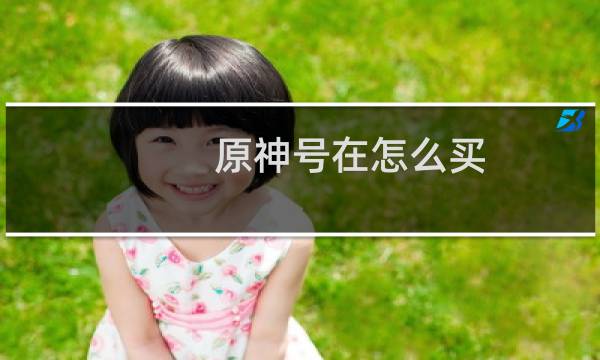 原神号在怎么买