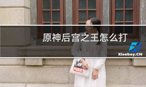 原神后宫之王怎么打