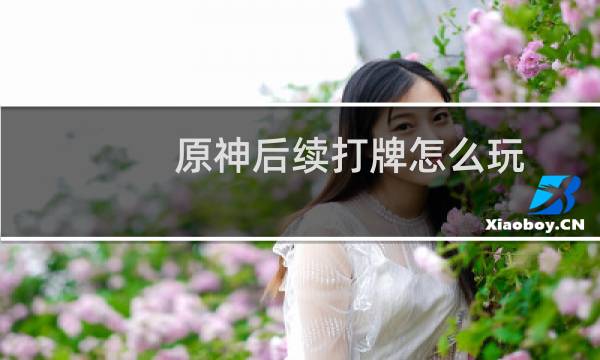 原神后续打牌怎么玩