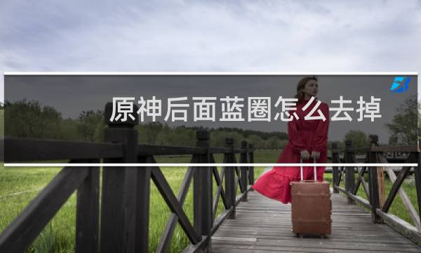 原神后面蓝圈怎么去掉