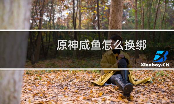 原神咸鱼怎么换绑