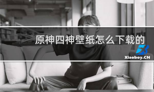 原神四神壁纸怎么下载的