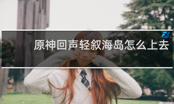 原神回声轻叙海岛怎么上去
