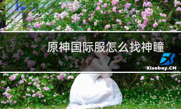 原神国际服怎么找神瞳