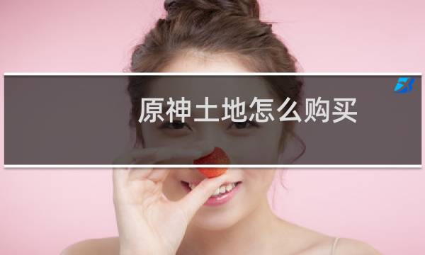 原神土地怎么购买