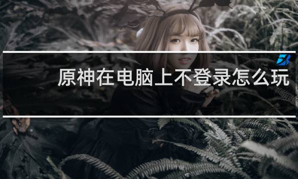 原神在电脑上不登录怎么玩