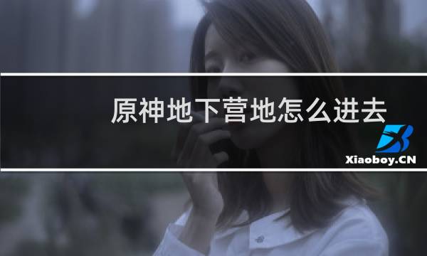 原神地下营地怎么进去