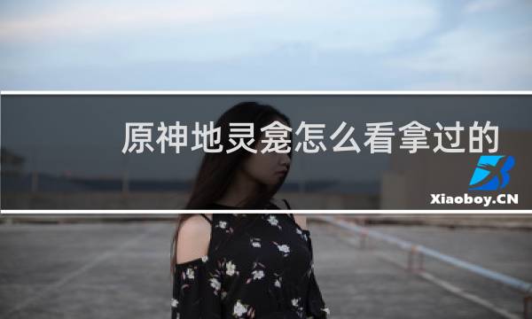 原神地灵龛怎么看拿过的