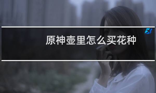 原神壶里怎么买花种