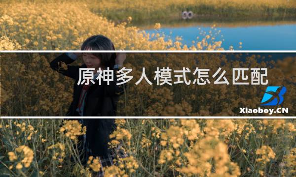 原神多人模式怎么匹配