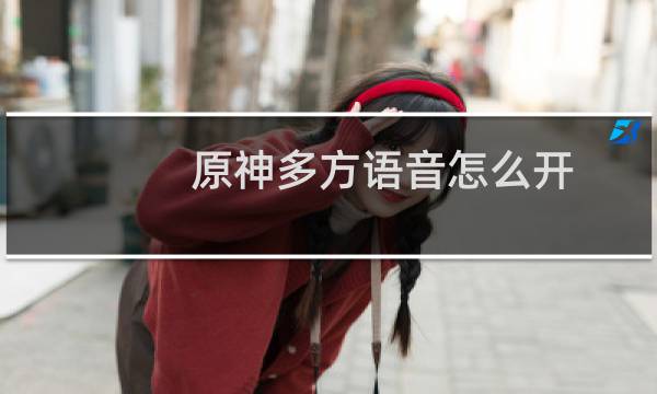 原神多方语音怎么开