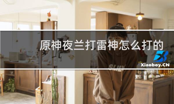 原神夜兰打雷神怎么打的